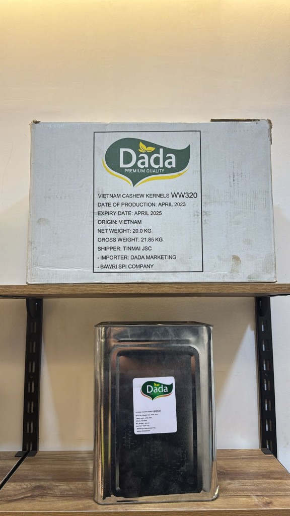 Dada Cashew Box Label Real