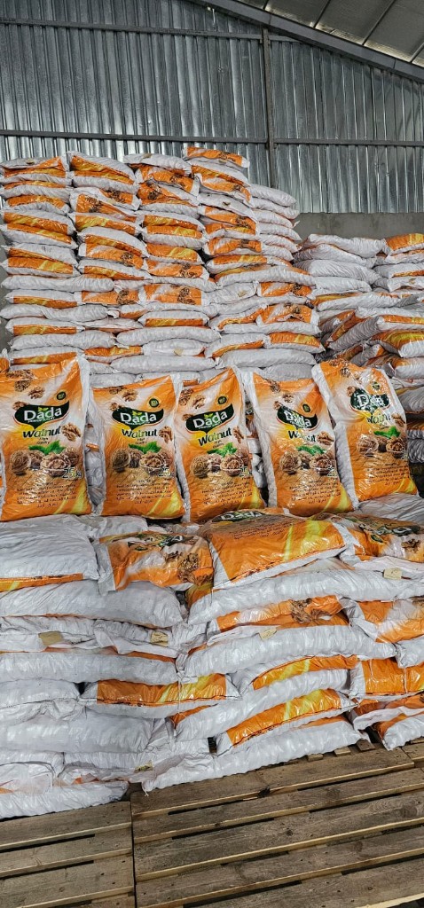 Walnut Stacked Wall Stock